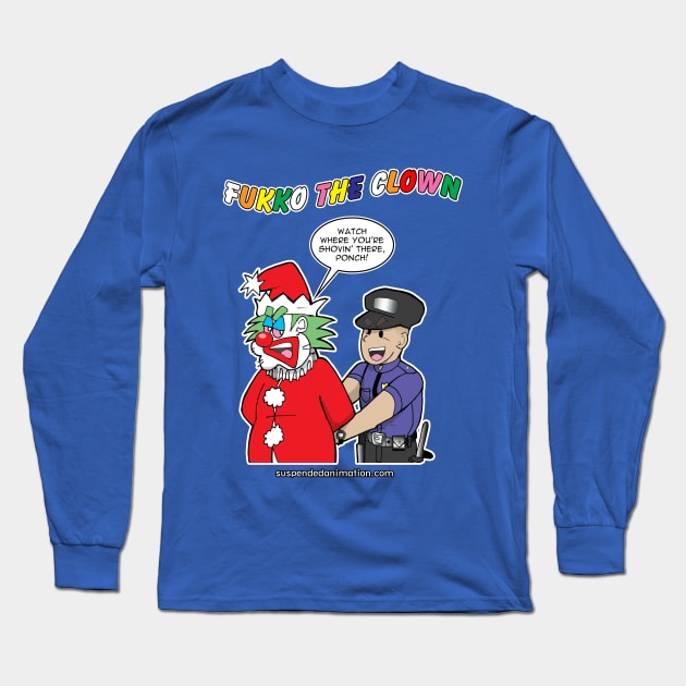 Fukko the Clown Long Sleeve T-Shirt by tyrone_22